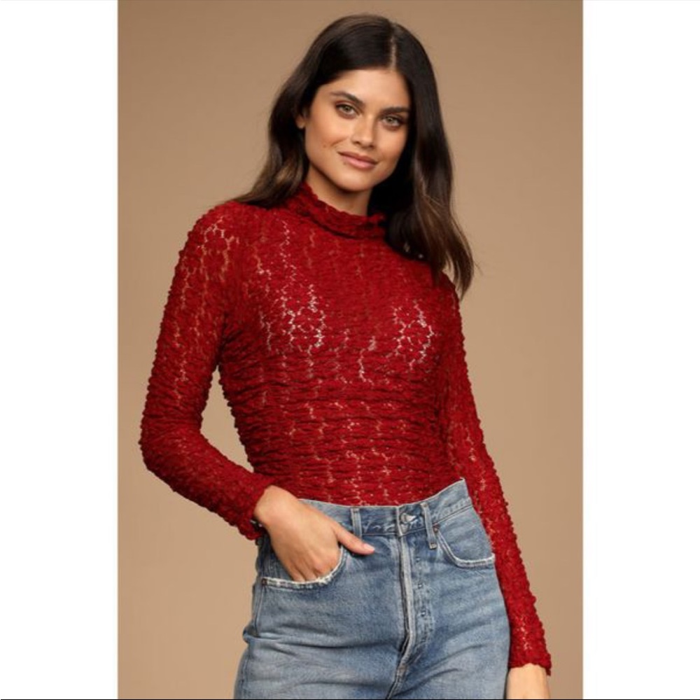 Free people lace bodysuit